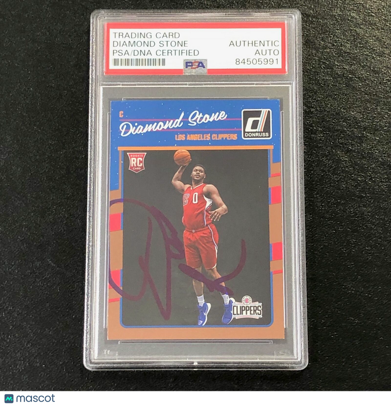 2016 Donruss #182 Diamond Stone Signed Card Auto PSA Slabbed RC Clippers