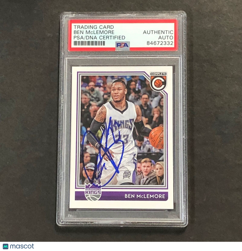 2016-17 Panini Complete #154 Ben McLemore Signed Card AUTO PSA Slabbed Kings