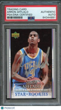2007-08 Upper Deck First Edition #226 Arron Afflalo Signed Card AUTO PSA Slabbed