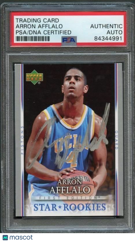 2007-08 Upper Deck First Edition #226 Arron Afflalo Signed Card AUTO PSA Slabbed
