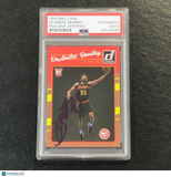 2016-17 Panini Donruss #168 Deandre Bembry Signed Card AUTO PSA Slabbed RC Hawks
