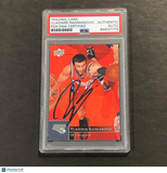 2009-10 Upper Deck Basketball #20 Vladimir Radmanovic Signed Card AUTO PSA Slabb