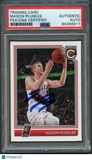 2016-17 Panini Complete #371 Mason Plumlee Signed Card AUTO PSA Slabbed Blazers