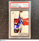 2005-06 Upper Deck #28 David Wesley Signed Card AUTO PSA Slabbed Rockets