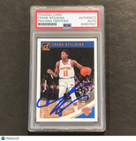 2018-19 Panini Donruss #57 Frank Ntilikina Signed Card AUTO PSA Slabbed Knicks