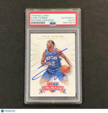 2012-13 Panini Crusade #33 Evan Turner Signed Card AUTO PSA Slabbed 76ers