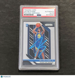 2018-19 Panini Prizm #212 Jacob Evans Signed Rookie Card AUTO PSA Slabbed RC War