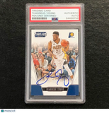 2016-17 Panini Threads #44 Thaddeus Young Signed Card AUTO PSA Slabbed Pacers
