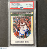 2011-12 Panini NBA Hoops #130 Larry Sanders Signed Card AUTO PSA/DNA Slabbed Buc