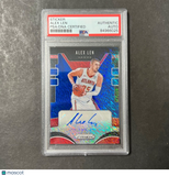 2019-20 Panini Prizm #SG-ALN Alex Len Signed Card AUTO PSA Slabbed Hawks