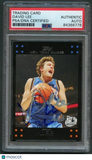 2007-08 Topps #42 David Lee Signed Card AUTO PSA Slabbed