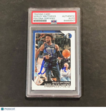 2018-19 NBA Hoops #103 Wesley Mathews Signed Card PSA Slabbed Mavericks