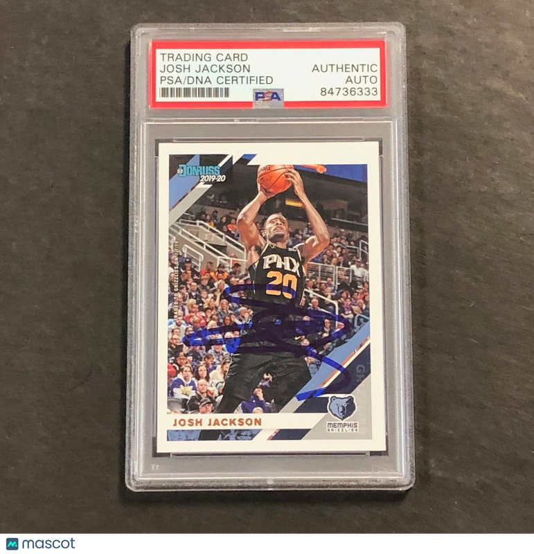 2019-20 Panini Donruss #161 Josh Jackson  Signed Card Auto PSA Slabbed Grizzlies