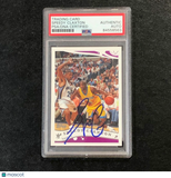 2005-06 Topps #124 SPEEDY CLAXTON Signed Card Auto PSA Slabbed Hornets