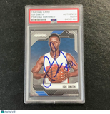 2016-17 Panini Prizm  #207 Ish Smith Signed Card AUTO PSA Slabbed Pistons