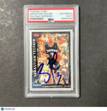 2008-09 Fleer Basketball #188 Sebastian Telfair Signed Card AUTO PSA/DNA Slabbed