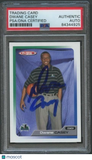 2005-06 Topps Total #393 Dwane Casey Signed Card Auto PSA Slabbed