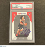 2020-21 NBA Hoops #250 CJ ELLEBY Signed Card AUTO PSA Slabbed RC Trail Blazers