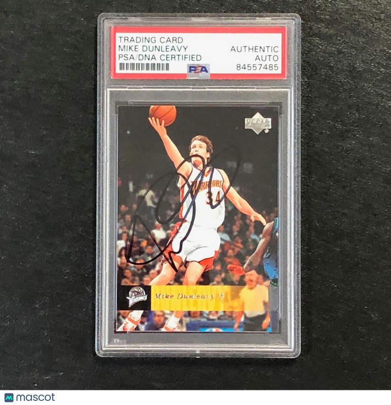 2006-07 Upper Deck #58 Mike Dunleavy Signed Card AUTO PSA Warriors