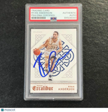 2015-16 Panini Excalibur #148 Ryan Anderson Signed Card AUTO PSA Slabbed Pelican