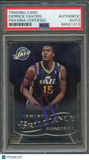 2012-13 Panini Brilliance #194 Derrick Favors Signed Card AUTO PSA Slabbed Jazz