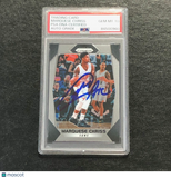 2017-18 Panini Prizm #65 Marquese Chriss Signed Card AUTO 10 PSA Slabbed Suns