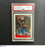 2009-10 Topps Basketball #232 Willie Green Signed Card AUTO 10 PSA Slabbed 76ers