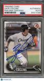 2016 Bowman Draft BD-40 Zack Collins Signed Card PSA Slabbed Auto