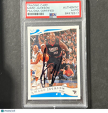 2005-06 Topps #187 Marc Jackson Signed Card PSA Slabbed 76ers