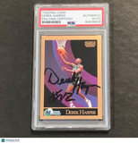 1990-91 Skybox #64 Derek Harper Signed Card AUTO PSA Slabbed Mavericks
