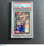 2009-09 NBA Fleer #16 Maurice Evans signed Card Auto PSA Slabbed Hawks