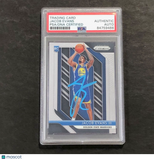 2018-19 Panini Prizm #212 Jacob Evans Signed Card Auto PSA Slabbed Warriors