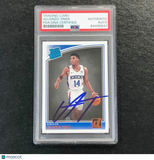 2018-19 Donruss Rated Rookie #175 Allonzo Trier Signed Card AUTO PSA Slabbed RC