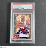 2008-09 Fleer #164 Travis Outlaw Signed Card AUTO PSA Slabbed Portland Trail Bla