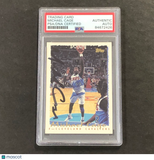 1995-96 Topps #337 Michael Cage Signed Card AUTO PSA Slabbed Cavaliers
