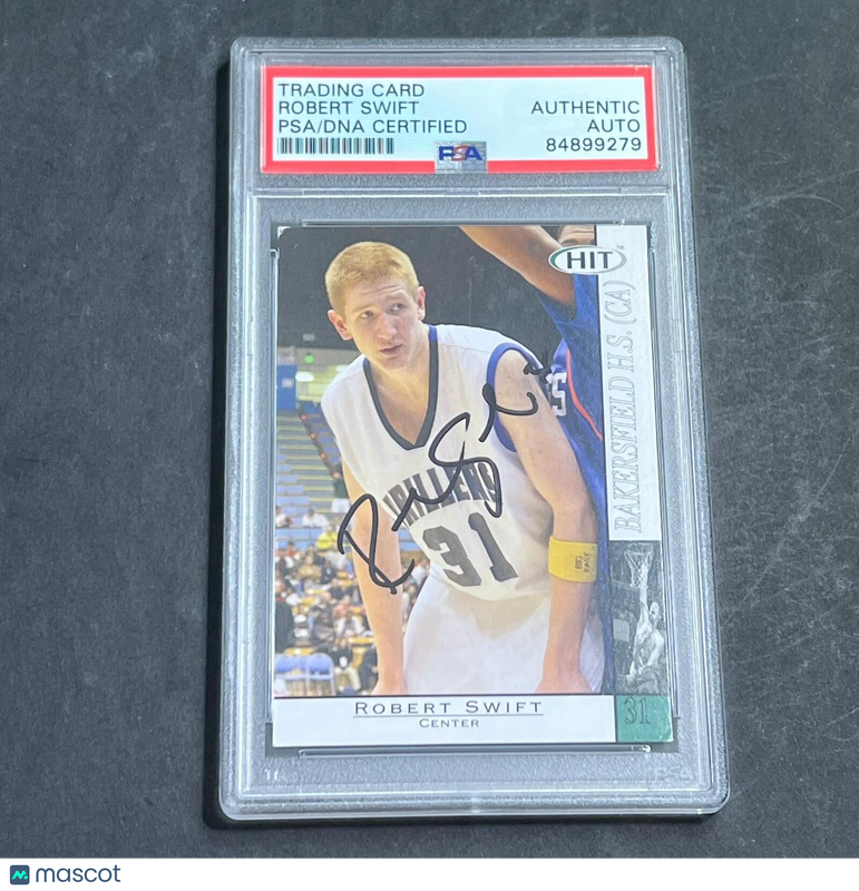 2004 Sage #12 Robert Swift Signed Card AUTO PSA Slabbed Bakersfield