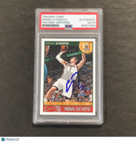 2013-14 NBA Hoops #102 Ersan Ilyasova Signed Card AUTO PSA Slabbed Bucks