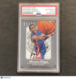2012-13 Panini Elite #208 Brandon Knight Signed Card AUTO PSA Slabbed Pistons