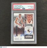 2015-16 Contenders Draft Picks #64 Larry Nance Jr. Signed Card AUTO PSA Slabbed