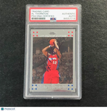 2007-08 Topps Chrome Basketball #128 Al Thornton Signed Card AUTO PSA Slabbed Cl