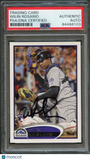 2012 TOPPS #184 WILIN ROSARIO Signed Card PSA Slabbed Auto RC Rockies