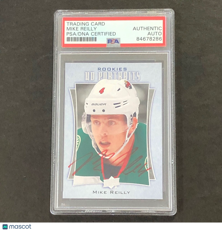 2016-17 Upper Deck Series Two #P-63 Mike Reilly Signed Card PSA slabbed Wild