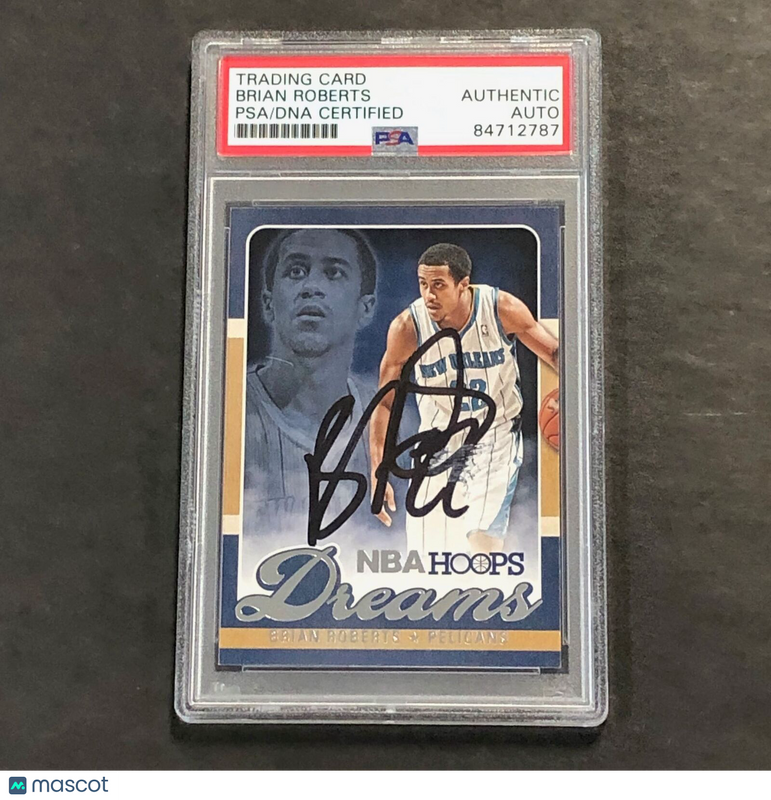 2013-14 Panini NBA Hoops #21 Brian Roberts Signed AUTO PSA Slabbed Pelicans