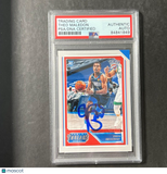 2020-21 Panini Chronicles Threads #99 Theo Maledon Signed Card AUTO PSA/DNA Slab