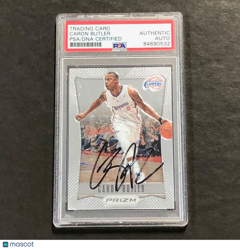 2012-13 Panini Prizm #89 Caron Butler Signed Card AUTO PSA Slabbed Clippers