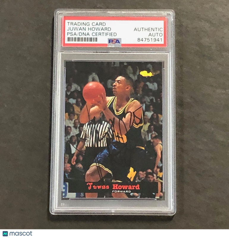 1993-94 Classic Games #5 Juwan Howard Signed Card AUTO PSA/DNA Slabbed