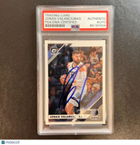 2019-20 Panini Donruss Optic #130 Jonas Valanciunas Signed Card AUTO PSA Slabbed
