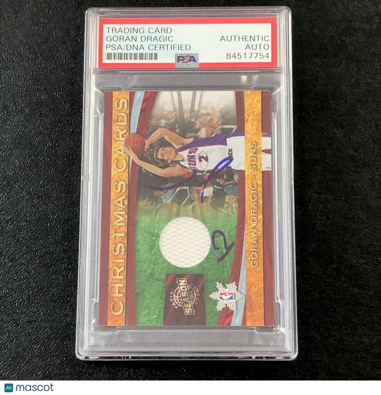 2009-10 Panini Season Update Christmas #15 Goran Dragic Signed Card AUTO PSA/DNA