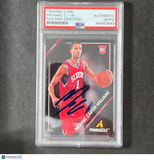 2013-14 Panini Pinnacle #42 Michael Carter-Williams Signed Card AUTO PSA Slabbed