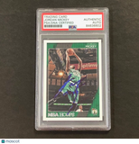 2016-17 Panini NBA Hoops #176 Jordan Mickey Signed Card AUTO PSA/DNA Slabbed Cel